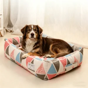 Pet Accessories Breathable Square Dog Bed Anti slip Cat Nest Soft Pet Sofa