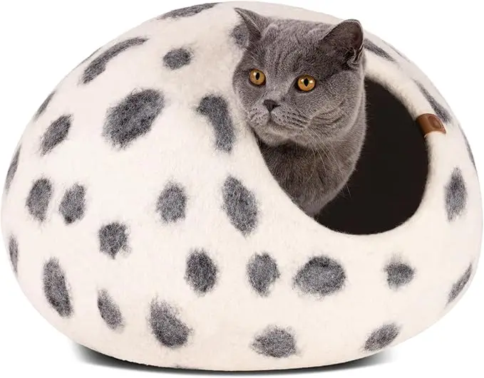 Pet Accessories Luxury Manufacturers Creative Custom Felt Round Tunnel Pet Cat Bed Hide Cat Flap