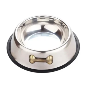 Pet Accessories Non Slip Stainless Steel Bowl Feeder Dog Feeding Bowl