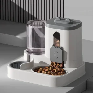 Pet Accessories Supplies Puppy Automatic Pet Dog Cat Water Fountain Food Dispenser Bowls Feeders for Dogs