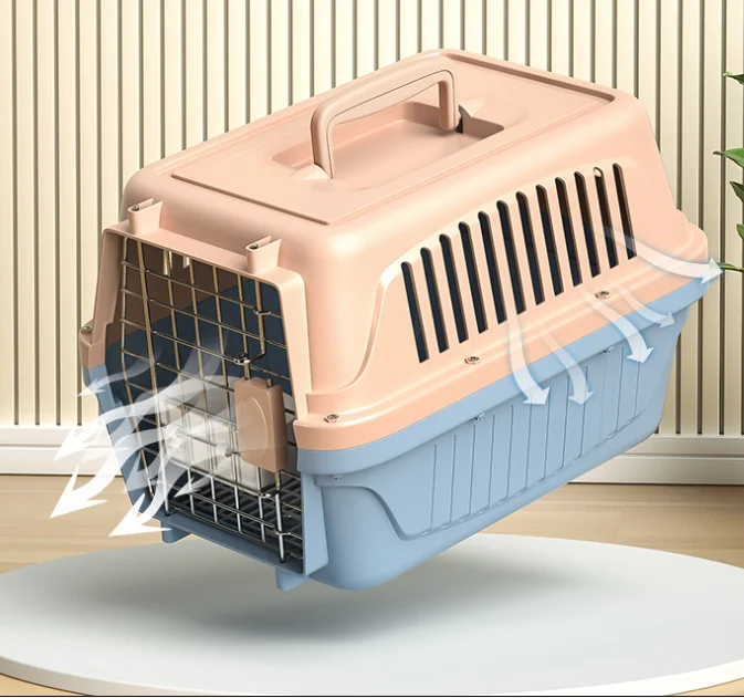 Pet Airline Crates Portable Cat Carriers Dog Cages and Shipping Air Cargo Crates for Small Large Dogs