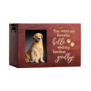 Pet Ashes Box Bamboo and Wood Animal Funeral Supplies Dog Cat Parrot Pet Ashes Commemorative Box Bamboo Box