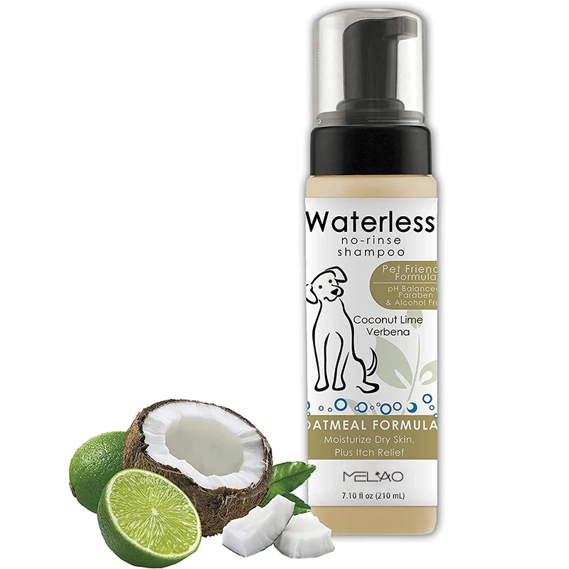 Pet Bath Shampoo Waterless Dog Shampoo Itch Relief Moisturize Skin Foaming Dry Pet Shampoo for Dogs Bath