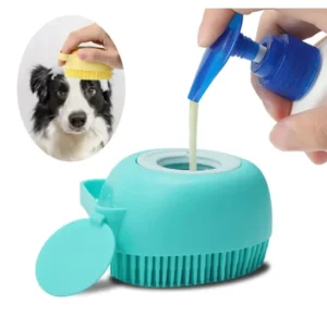 Pet Bathing Brush Dog Cat Shower Brush Silicone Exfoliator Fitted Shower Bubbler Cartridge OEM Pet Cleaning Products Sustainable