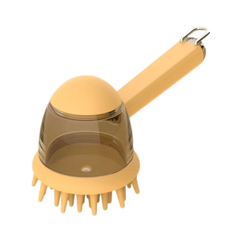 Pet Bathing Brush Multifunctional Massage Comb Shampoo Shower Gel Silicone Cleaning for Dog Cat Pet Grooming Supplies
