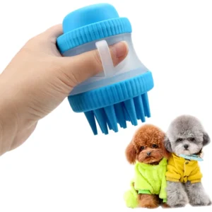 Pet Bathing Massage Brush Comfortable Pet Shower Brush Cleaning Washing Bath Dog Wash Tool