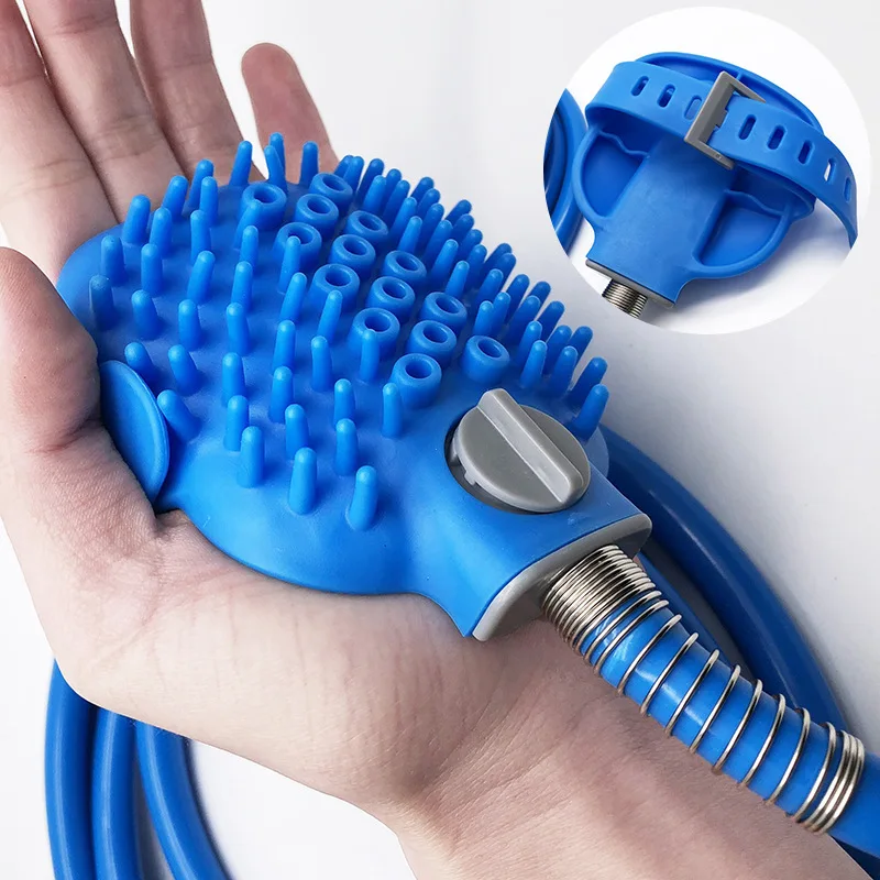 Pet Bathing Tool Dog Cleaning Grooming Accessory Massage Shower Head Nozzle