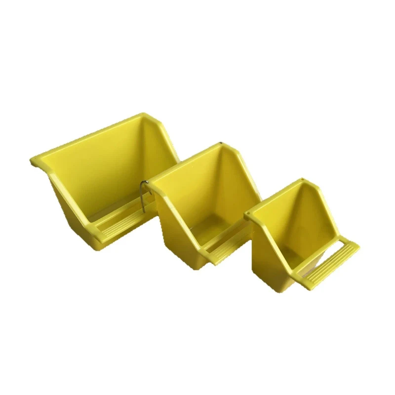 Pet Bird Cage Supplies Bird Food Box Stainless Steel Hook Plastic Bird Feeder Water Feeder Food Feeder Bird Food Cup