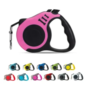 Pet Bone Automatic Extendable Leash for Dogs Portable Printed Dog Walking Rope Dog Chain