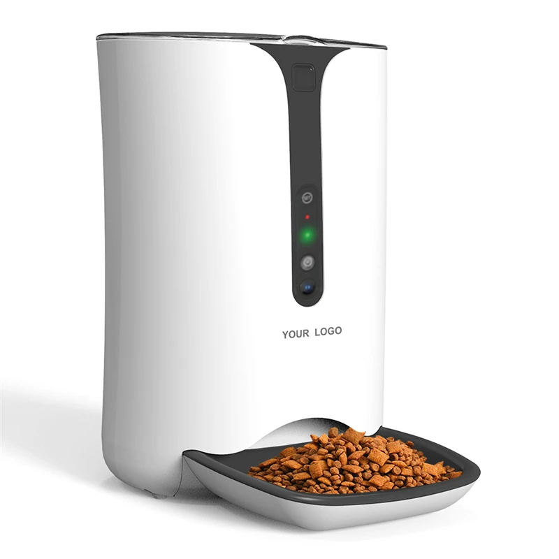 Pet Bowl Feeding Dog and Cat Feeders Automatic WiFi Dog Cat Smart Camera Feeder