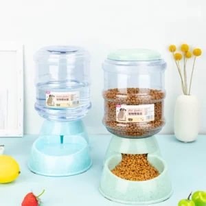 Pet Bowls & Feeders 3.8L Gravity Dispenser Automatic Dog Food Water Dispenser for Cats and Dogs