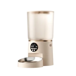Pet Bowls Feeders New Style App Control Stainless Steel 4L Timed Smart Cat Dog Bowl Automatic Pet Feeder