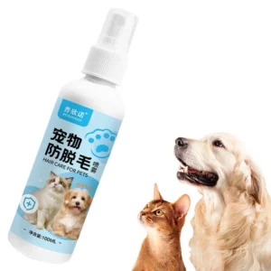 Pet Brightening Conditioner Spray Cat Hair Knotting Softener Fluffy Anti static Spray for Dogs