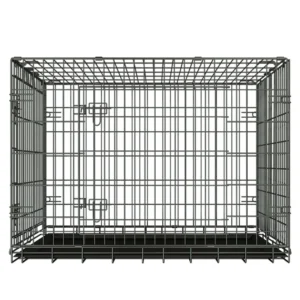 Pet Cage Folding Crates Puppy Dog Cat Metal Foldable Cages 24 30 36 42 48 Inch Dog House Pet Cage