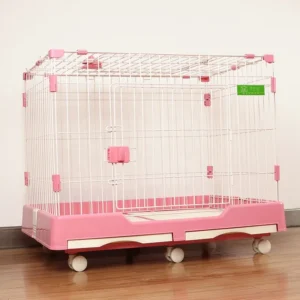 Pet Cage Indoor Metal Wire Yard Fence for Cat Dog Guinea Pigs Rabbits Kennel Dog House China Foldable Pet Cages