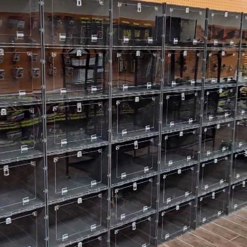 Pet Cages Houses Factory PVC Stackable Crested Gecko Cage Tank Bioactive Terrarium Supplies Arboreal Reptiles Enclosure