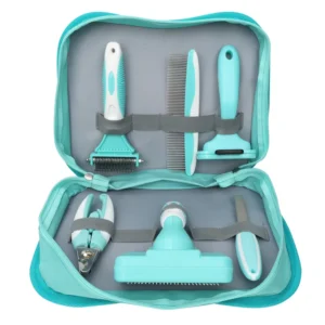 Pet Care Kit 6 Tools Dog Hair Cat Dog Hair Lint Pet Grooming Products Reusable Pet Hair Removal Comb for Dogs