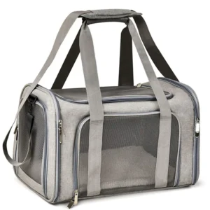 Pet Carrier Bag High Quality Durable Expandable Airline Approved Cat Bag Pet Cages Carrier for Travel
