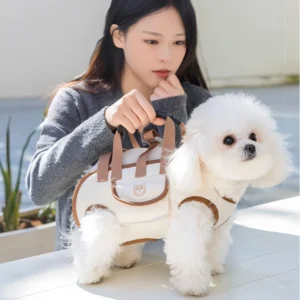 Pet Carrier Polyester Small Dogs Cats Warm Slings Backpacks Belt Closure Portable Crossbody Cartoon Shoulder