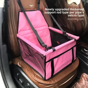 Pet Carrier for Dogs & Cats Portable Outdoor Car Use with Closure and Thick Support Rod
