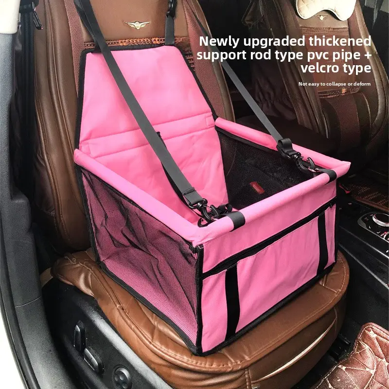Pet Carrier for Dogs & Cats Portable Outdoor Car Use with Closure and Thick Support Rod