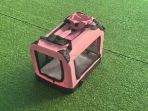 Pet Carrier with Mesh Sides and Top Zipper Easy Access for Pet Transport Sturdy and Practical for Cats Dogs