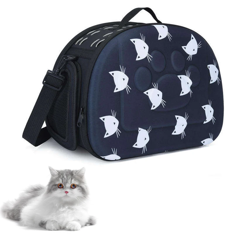 Pet Carriers Travel Products Cat Bag Portable Foldable Cat Dog Travel Sling Shoulder Bag Handbag Breathable Pet Bags