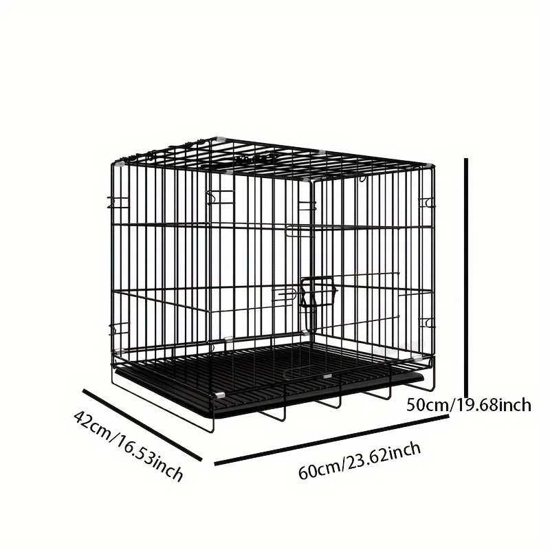 Pet Cat Cage Folding Dog Cage Large Household Dog Cage Pet Playpen Kennel for Cat and Dog