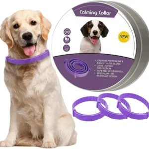 Pet Cat Calming Collar With Appeasing Effect Plant Essential Oil Adjustable Anti anxiety Pet Dog Collar