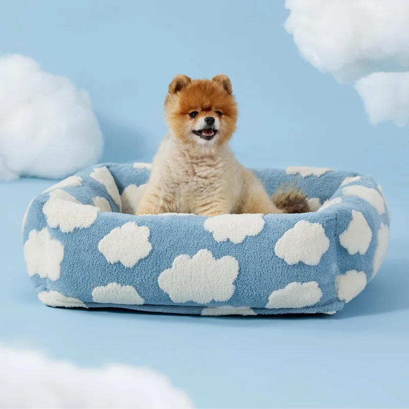 Pet Cat Dropshipping Square Zippered Dog Bed