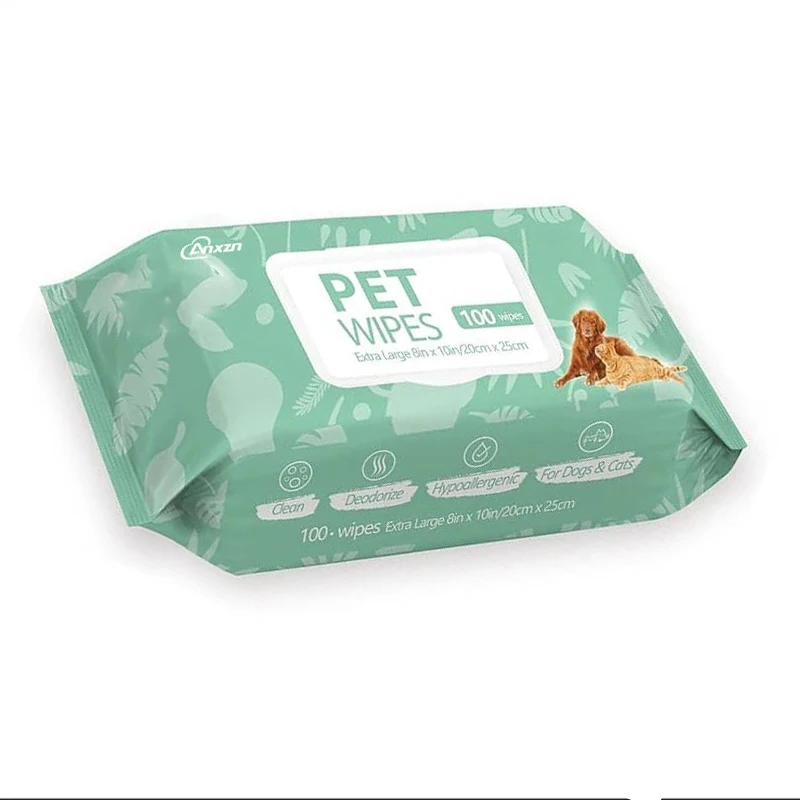 Pet Cats Dogs Eyes Cleaning Wipes OEM Pet Wet Wipes Factory Price Custom Disposable Non woven Alcohol Free
