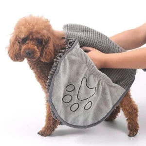 Pet Cleaning Bathing Microfibre Absorbent Pet Towel