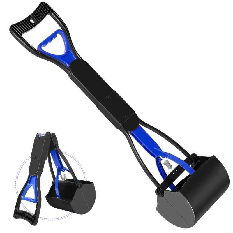 Pet Cleaning Dog Waste Disposal with Poop Bags Dispenser 2 in 1 Portable Poop Cleaner for Dogs