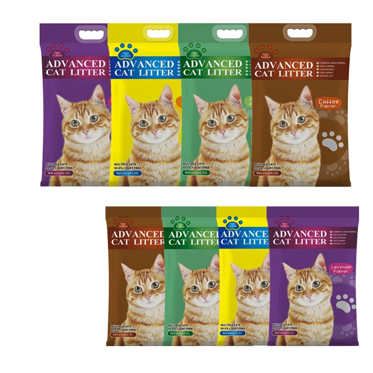 Pet Cleaning Grooming Products Pure Bentonite Cat Sand