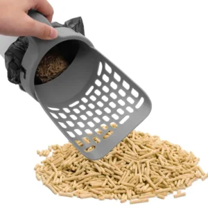 Pet Cleaning Supplies Pet Waste Disposal Portable Integrated Cat Litter Shovel Kitten Dog Litter Scooper Cat Supplies Accessory