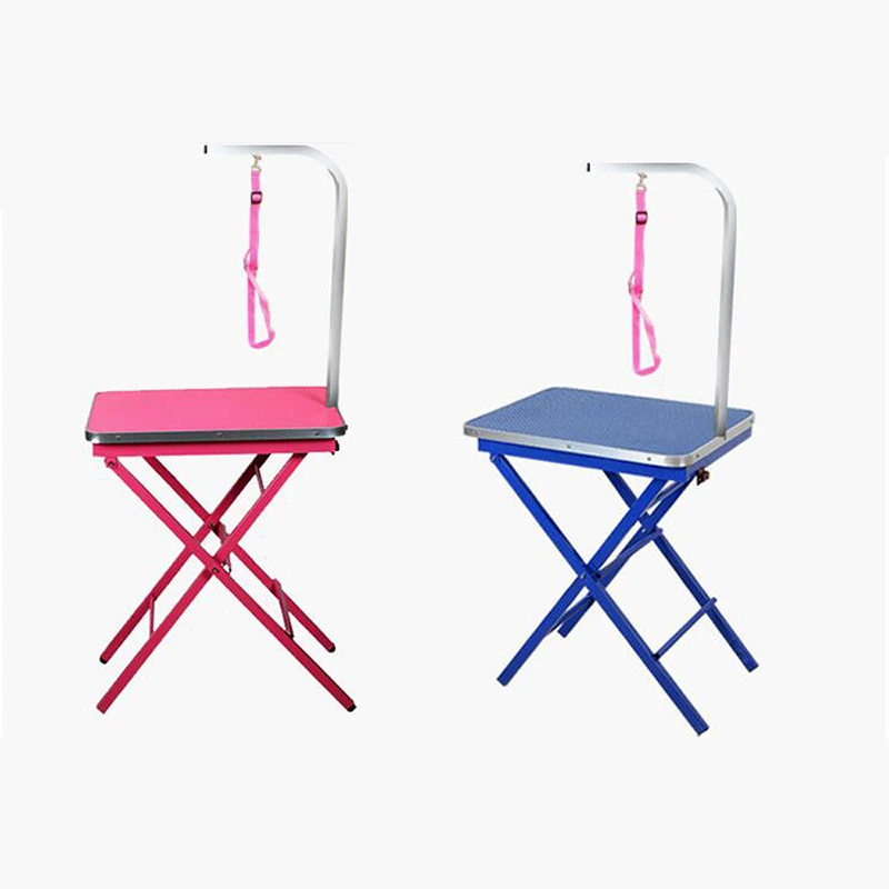 Pet Cleaning and Grooming Products Anti Slip Rubber Desktop Foldable Hydraulic Pet Grooming Table