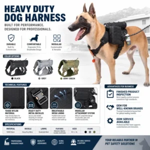 Pet Collars Leashes Harnesses All Breeds Durable Adjustable Multi Size Fit Oxford Cloth Custom Dog Harness