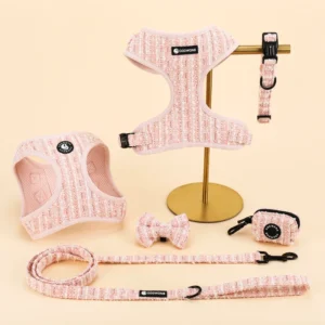 Pet Collars Leashes Harnesses Set Premium Quality Durable Comfortable Design Step in Dog Harness Leash Custom Dog Harness Vest
