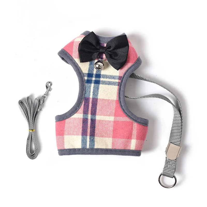 Pet Collars Pet Chest Belt Collar Leash Dog Harness Vest With Leash