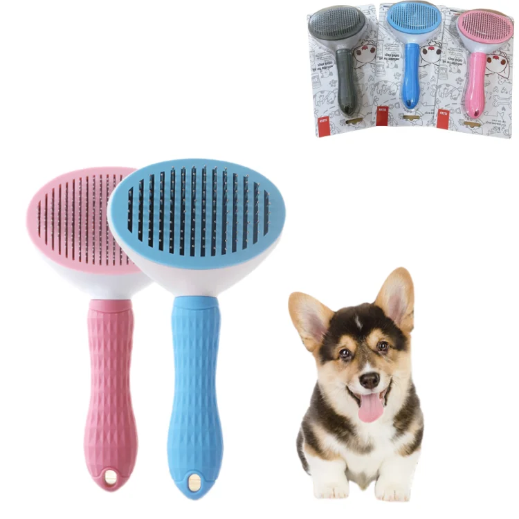 Pet Comb Brush Pet Accessories Portable Hair Removal Beauty Cleaner for Dogs and Cats Pet Hair Removal Tool Comb