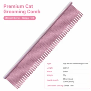 Pet Comb Set Cleaning Products Pet Grooming Comb Pet Hair Removal Copper All Function Comb for Dogs and Cats
