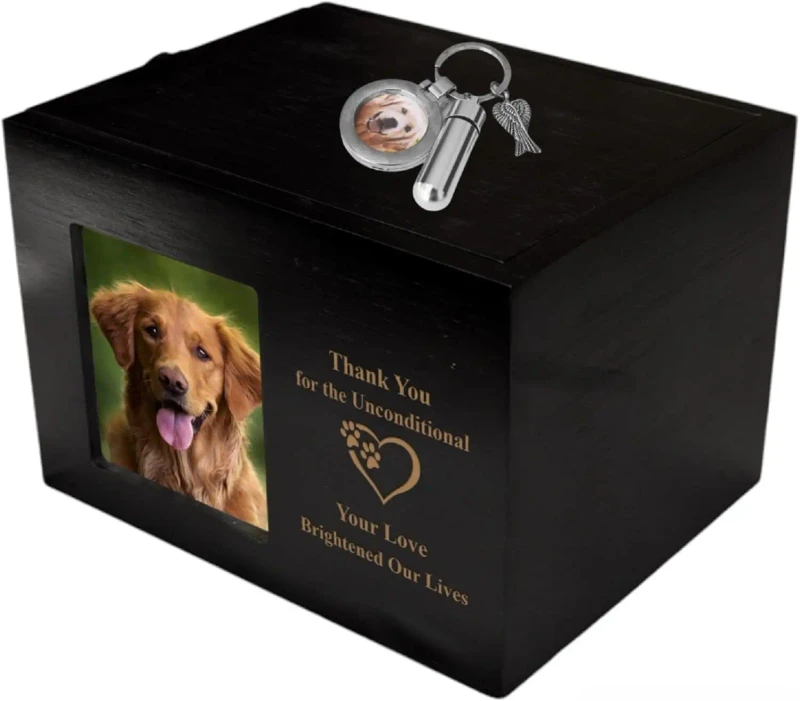 Pet Cremation Box Dog Cremation Box Suitable for Ashes Dog Ash Souvenirs Dog Ash Boxes Pet Memorial Ashes Dog Animal Urns