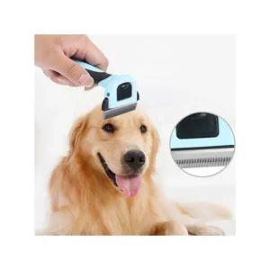 Pet Dematting Comb Dog Cat Grooming Brush Deshedding Tool Ergonomic ABS Fur Remover for Daily Hair Care