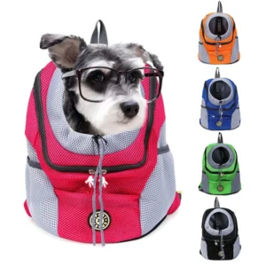 Pet Dog Carrier Bag Double Shoulder Portable Travel Outdoor Set