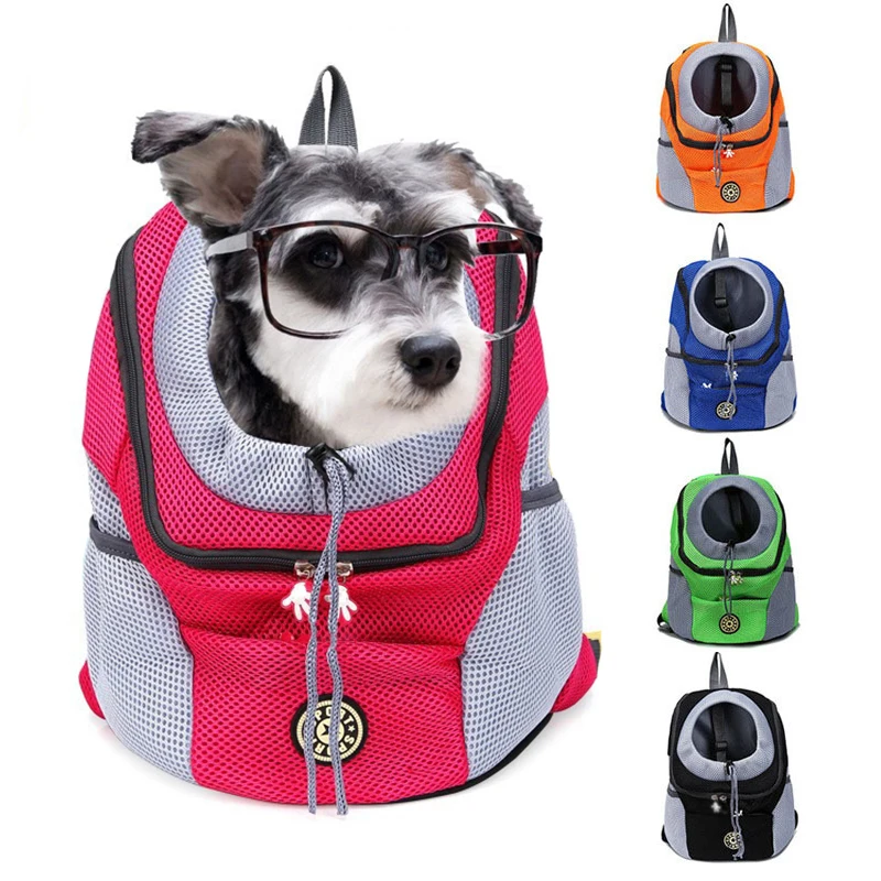 Pet Dog Carrier Bag Double Shoulder Portable Travel Outdoor Set