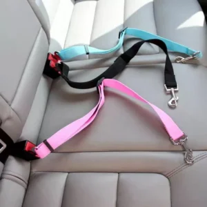 Pet Dog Cat Car Seat Belt Adjustable Harness Lead Leash Small Medium Travel Clip Puppy Collar Leash