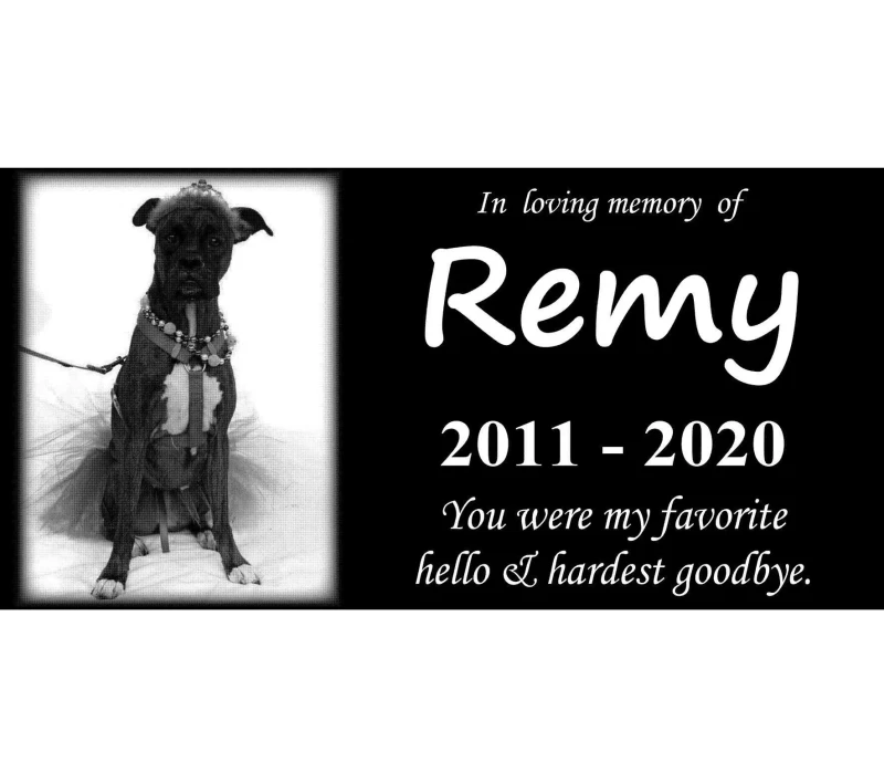 Pet Dog Cat Gravestone Granite Headstone Memorial Monument for Pets