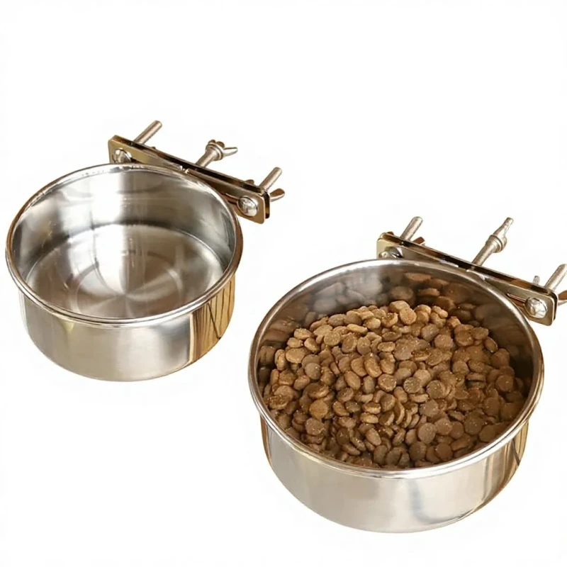 Pet Dog & Cat Slow Feeder Hanging Fixed Easy to Clean Food Bowl
