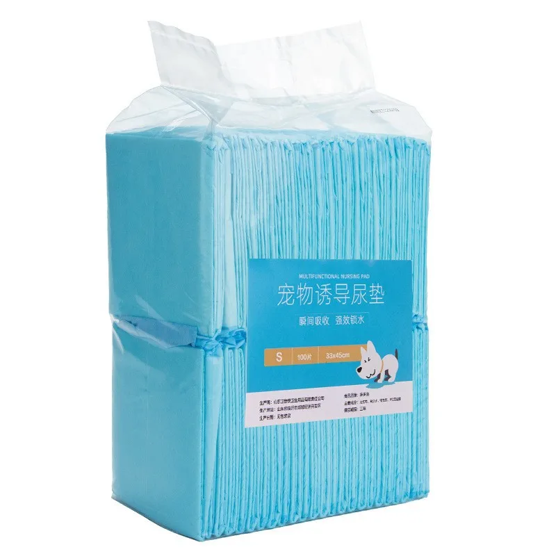Pet Dog Diaper Pad Non woven Fabric Absorbent Large Thick Deodorant 100 Disposable Eco friendly