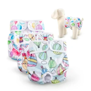 Pet Dog Diapers Nappies Washable Reusable Cloth Female Dog Diapers in Bulk